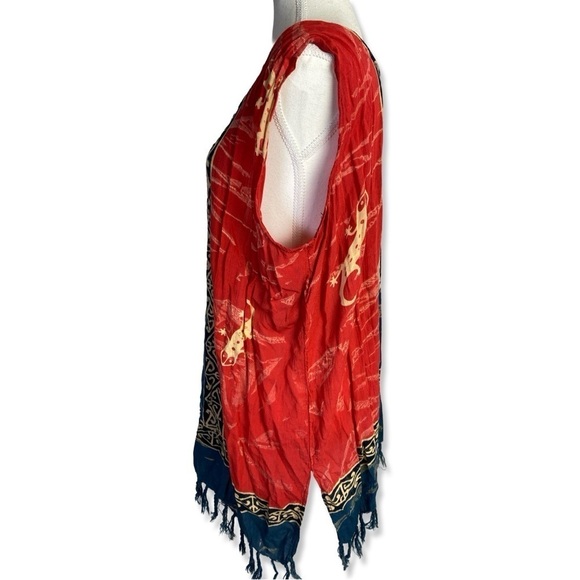 ⭐️HANDMADE Tribal Batik Boho Beach Swim
Coverup - Picture 5 of 6